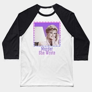 1980s Retro - Murder She Wrote Baseball T-Shirt